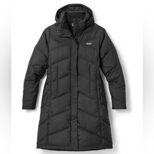 Women’s Patagonia Black Down With It Parka Sz. XS